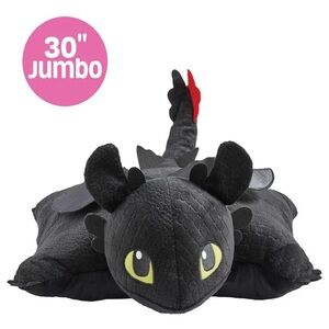 Jumbo Toothless Pillow Pet